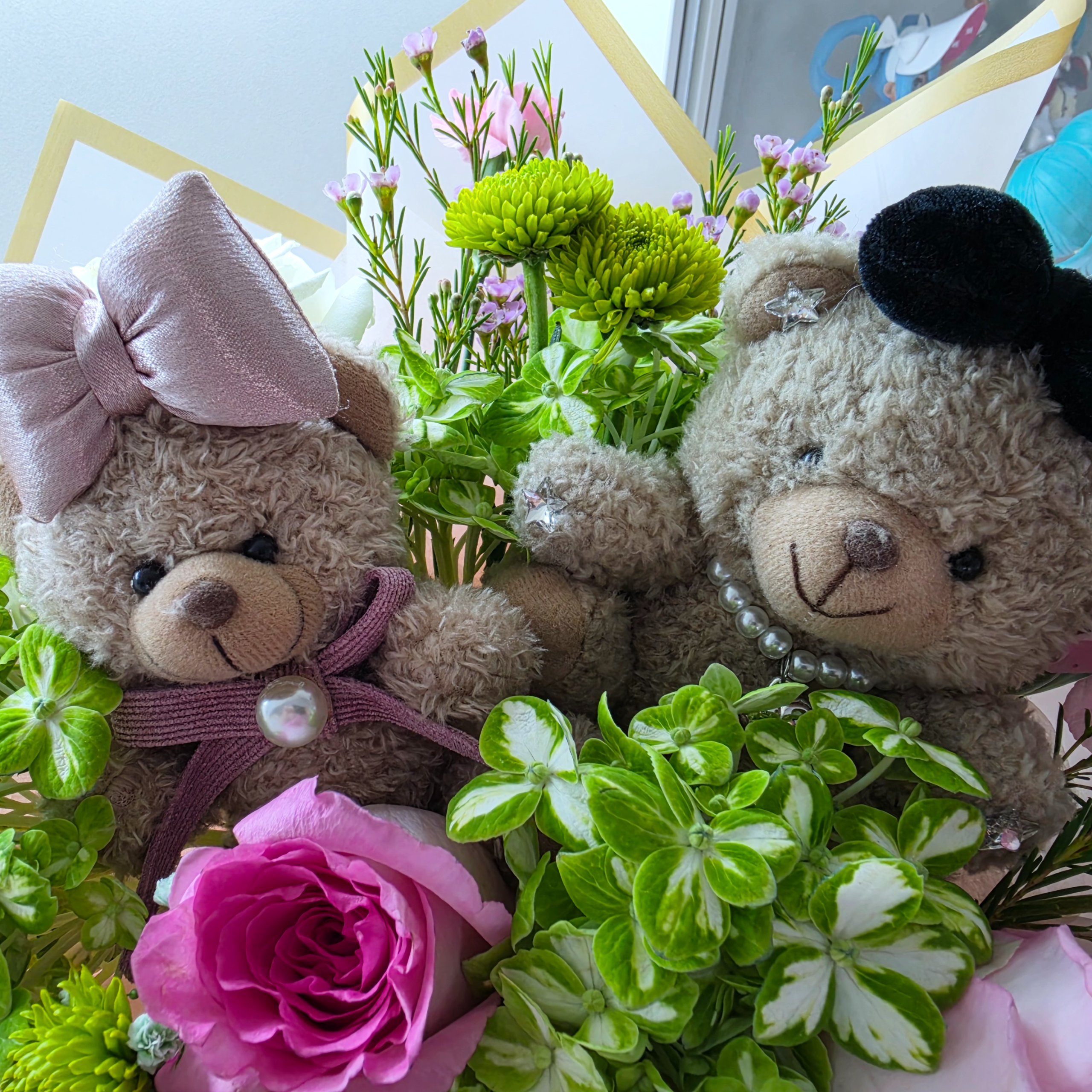 🧸💞 BFF Teddy Bear Medium Bouquet 🌸✨ - Image 2