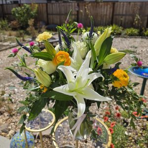 Lily Blossom Home Décor Vase